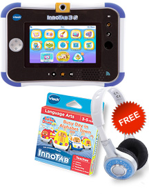 InnoTab 3S Plus Bundle with FREE VTech Headphones and Your choice of Learning Software